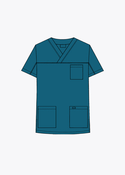 308T 3 Pocket V-Neck Scrub Top