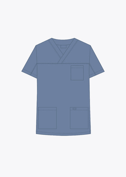 308T 3 Pocket V-Neck Scrub Top