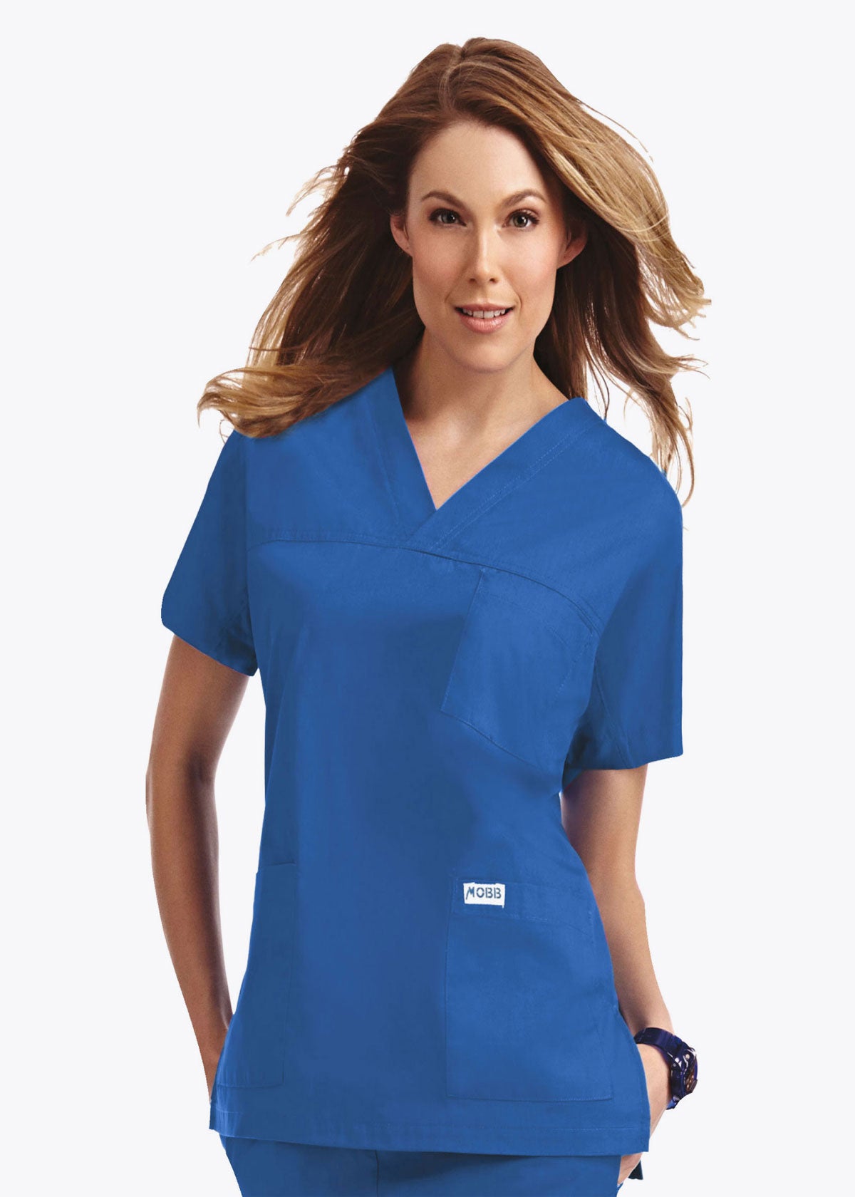 308T 3 Pocket V-Neck Scrub Top