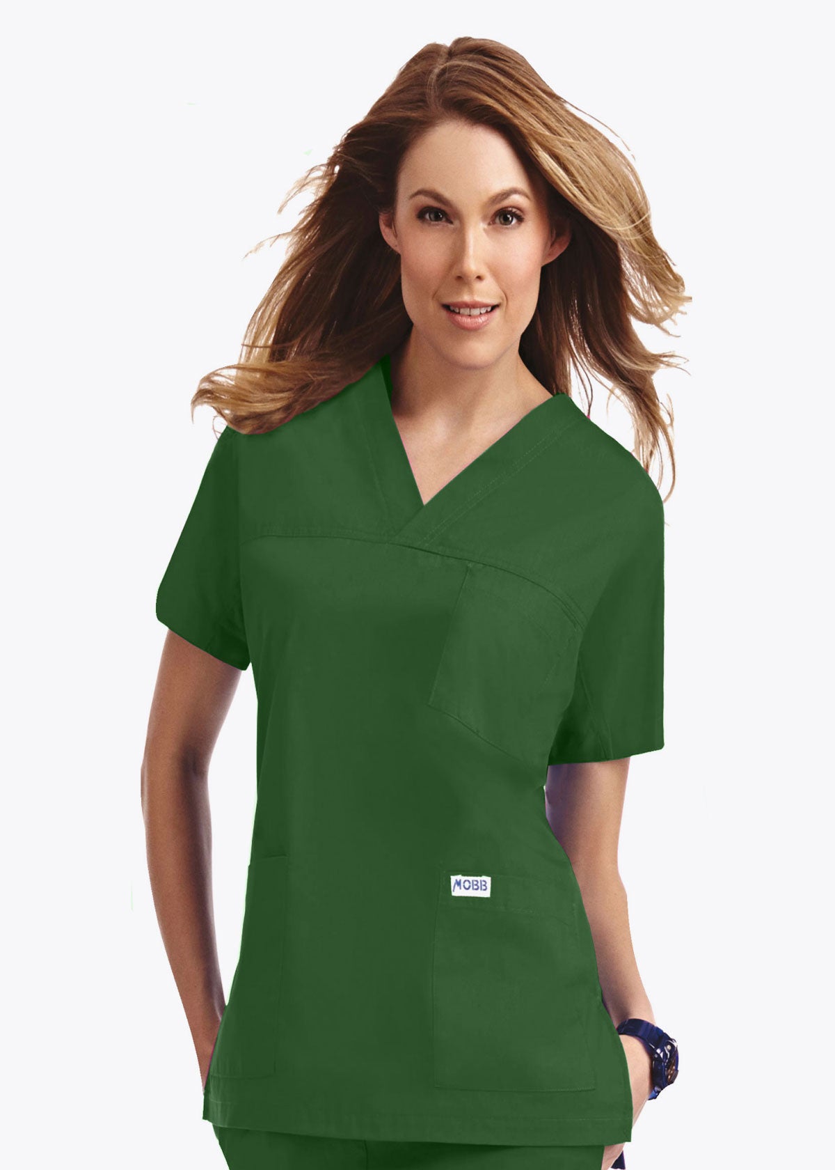 308T 3 Pocket V-Neck Scrub Top