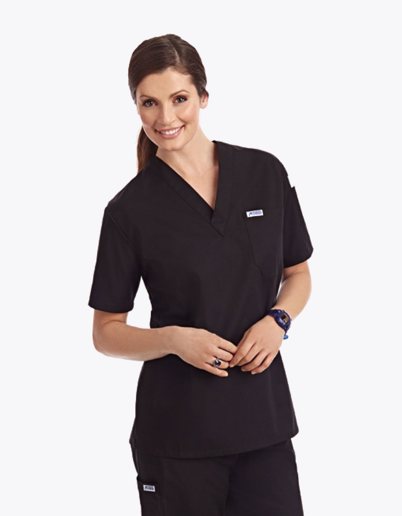 310T Unisex V-Neck Scrub Top