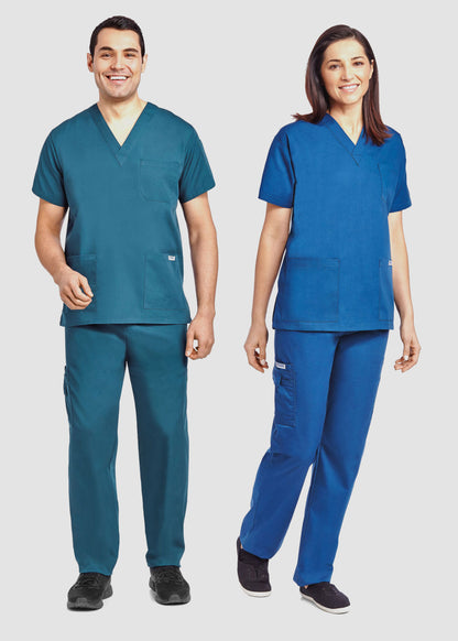 310T Unisex V-Neck Scrub Top