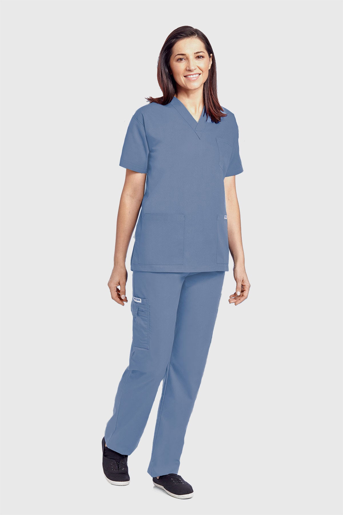 310T Unisex V-Neck Scrub Top