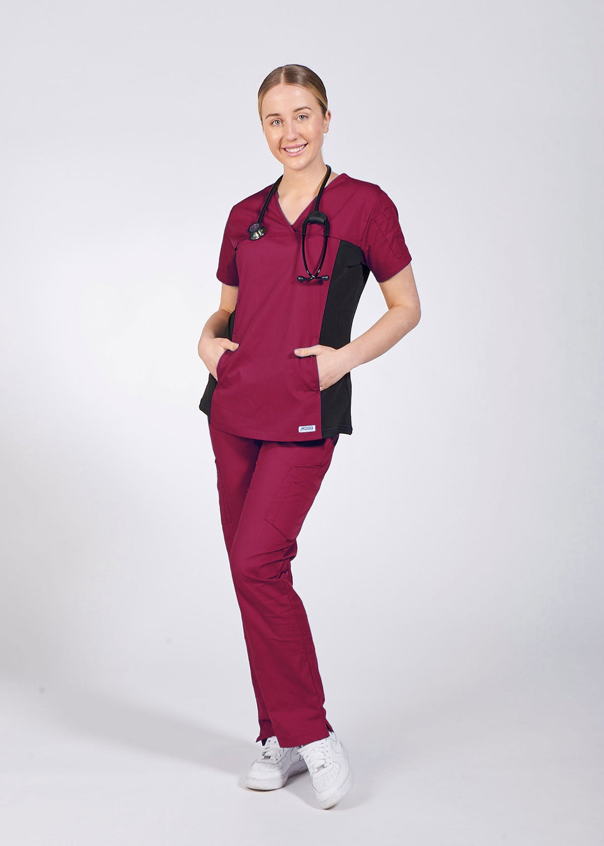 324T Flexi V-Neck Scrub Top