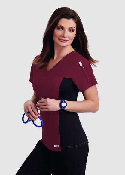 324T Flexi V-Neck Scrub Top