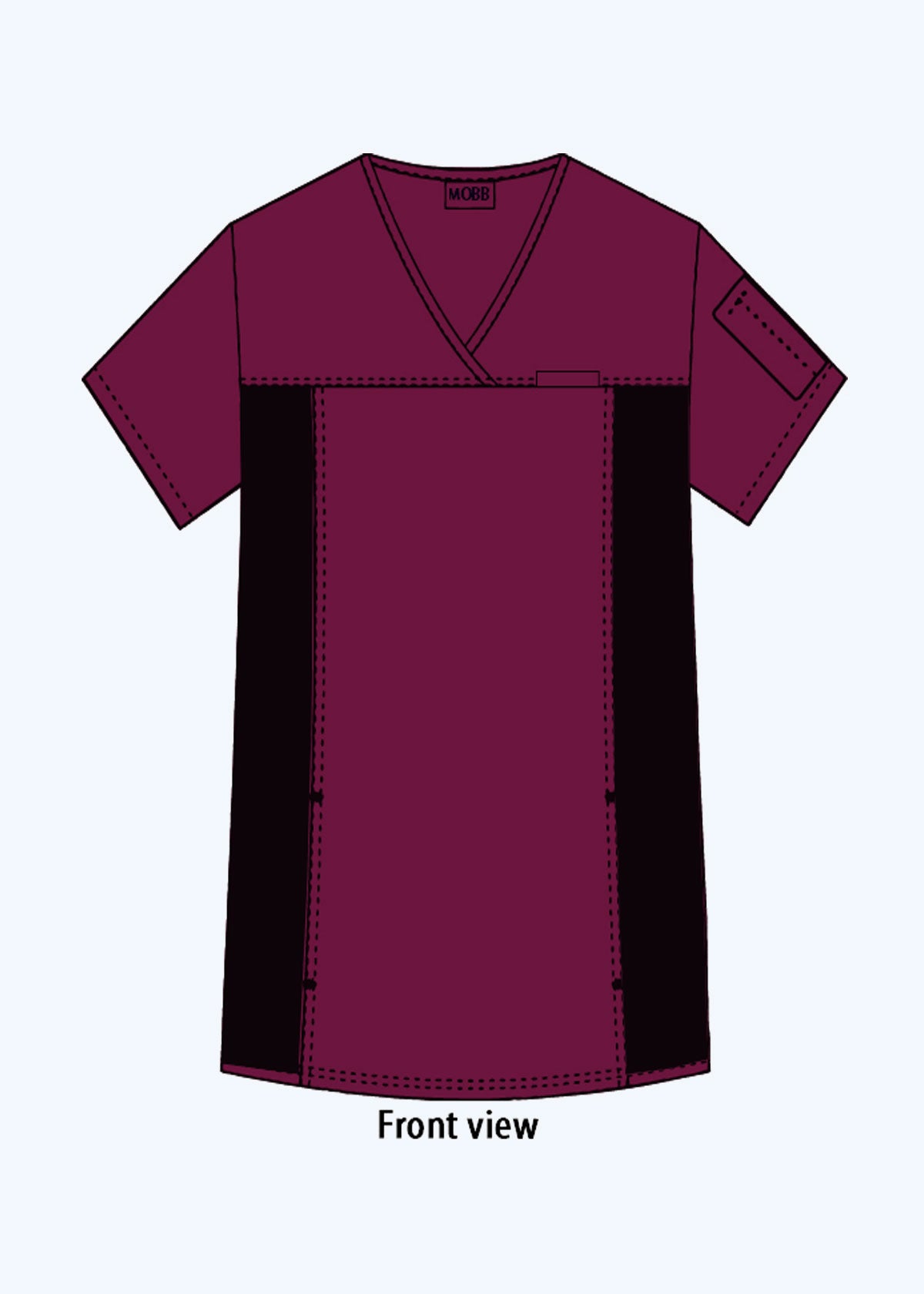 324T Flexi V-Neck Scrub Top