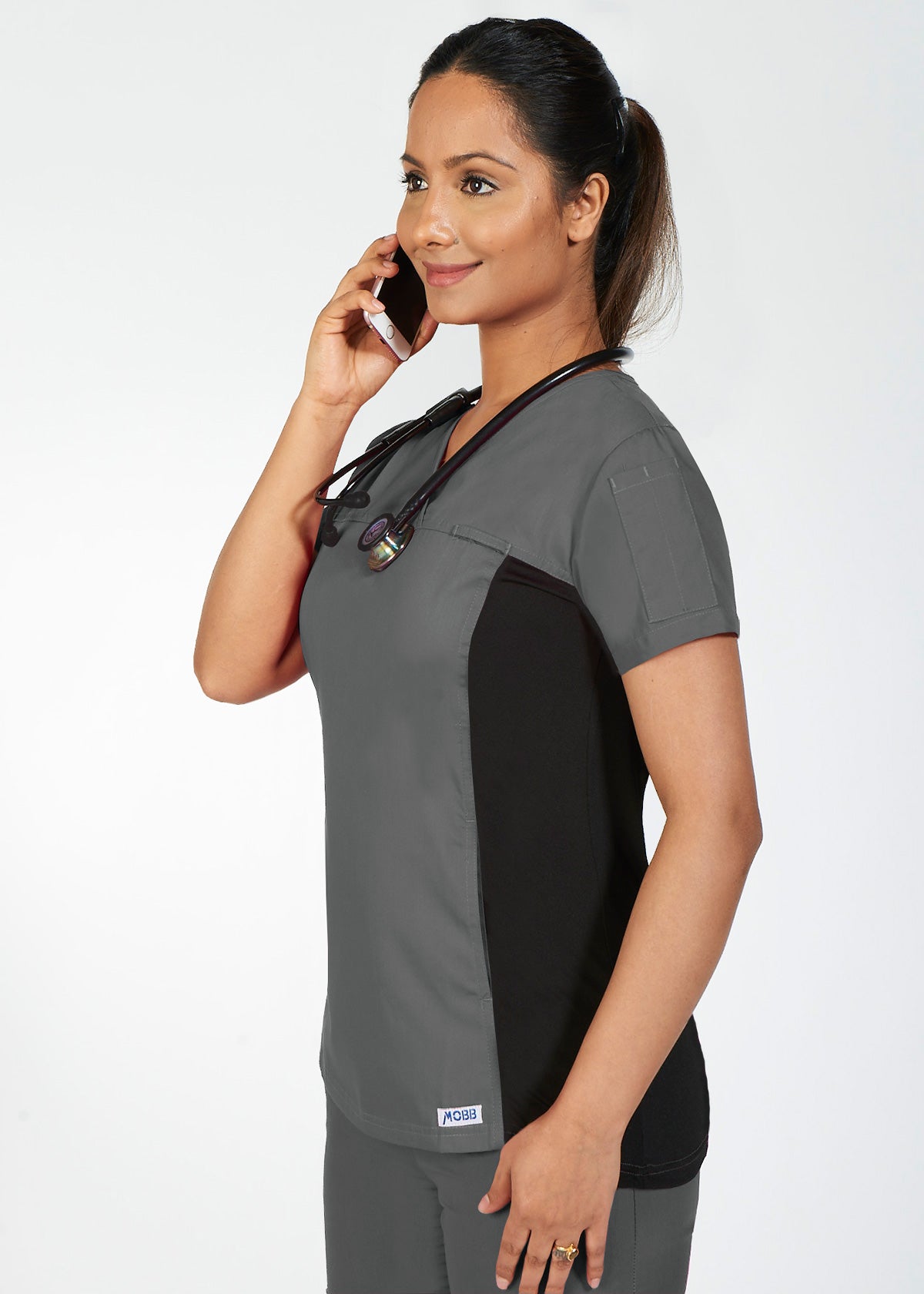 324T Flexi V-Neck Scrub Top