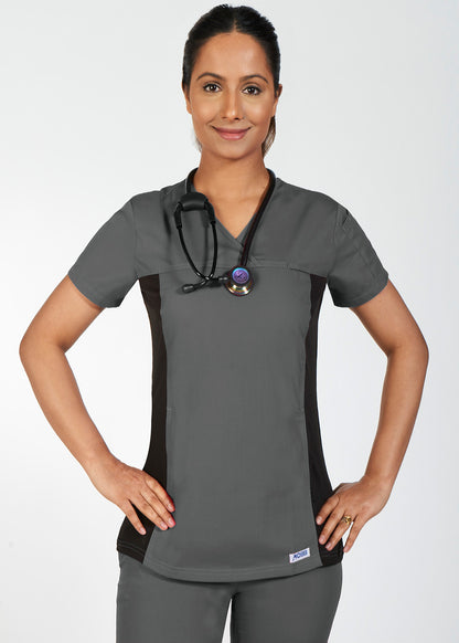 324T Flexi V-Neck Scrub Top