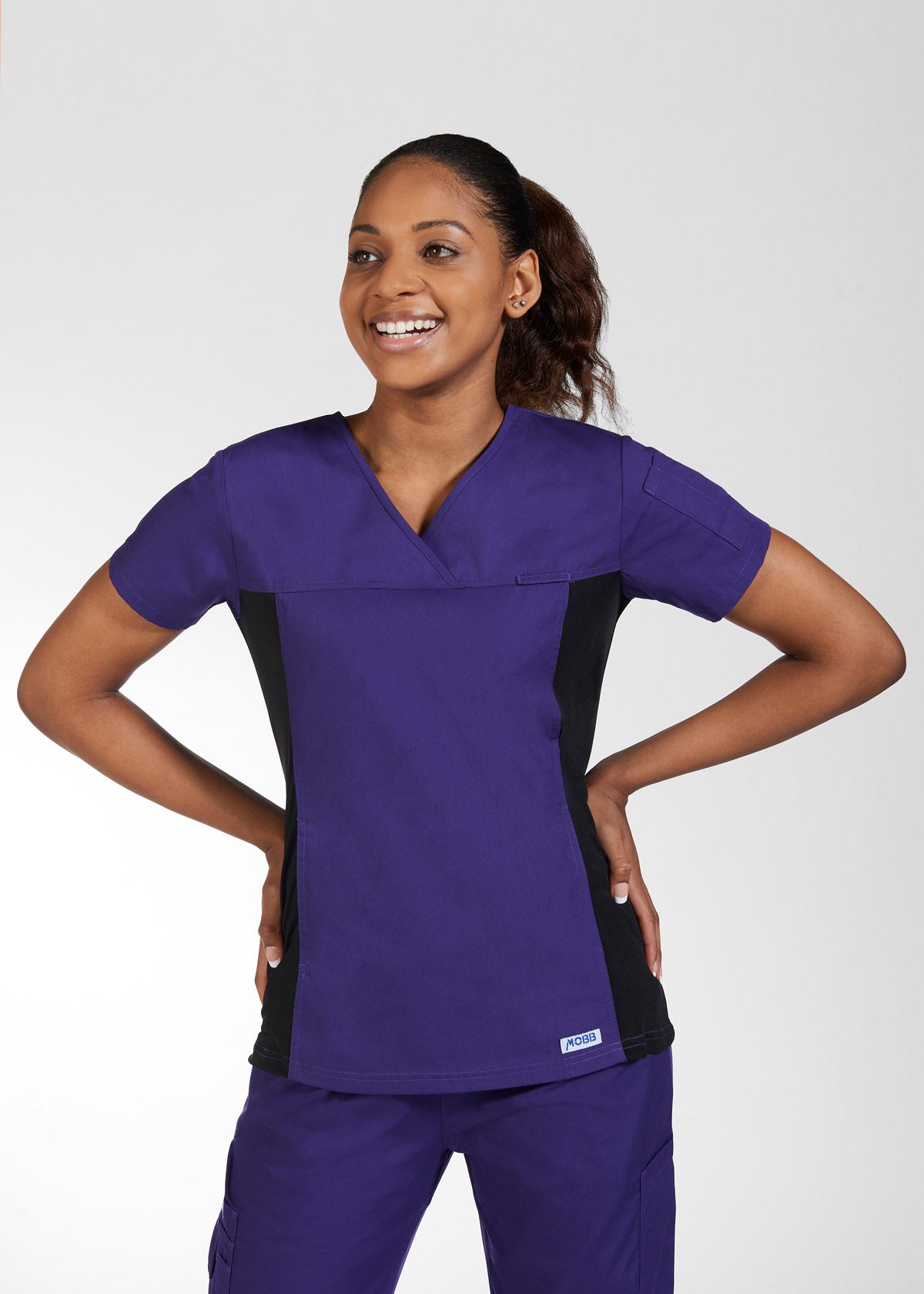 324T Flexi V-Neck Scrub Top