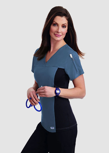 324T Flexi V-Neck Scrub Top