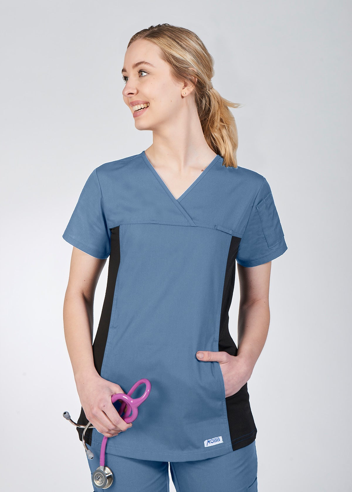 324T Flexi V-Neck Scrub Top