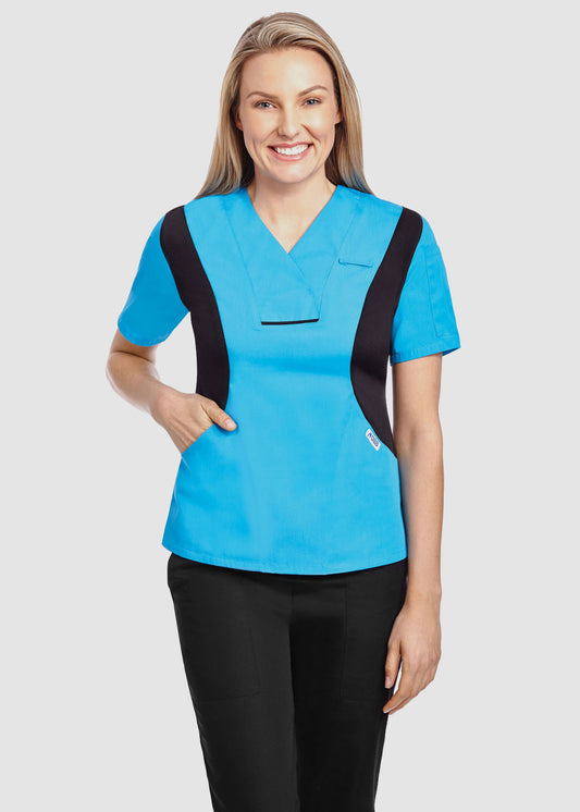 424T Active Flexi V-Neck Scrub Top