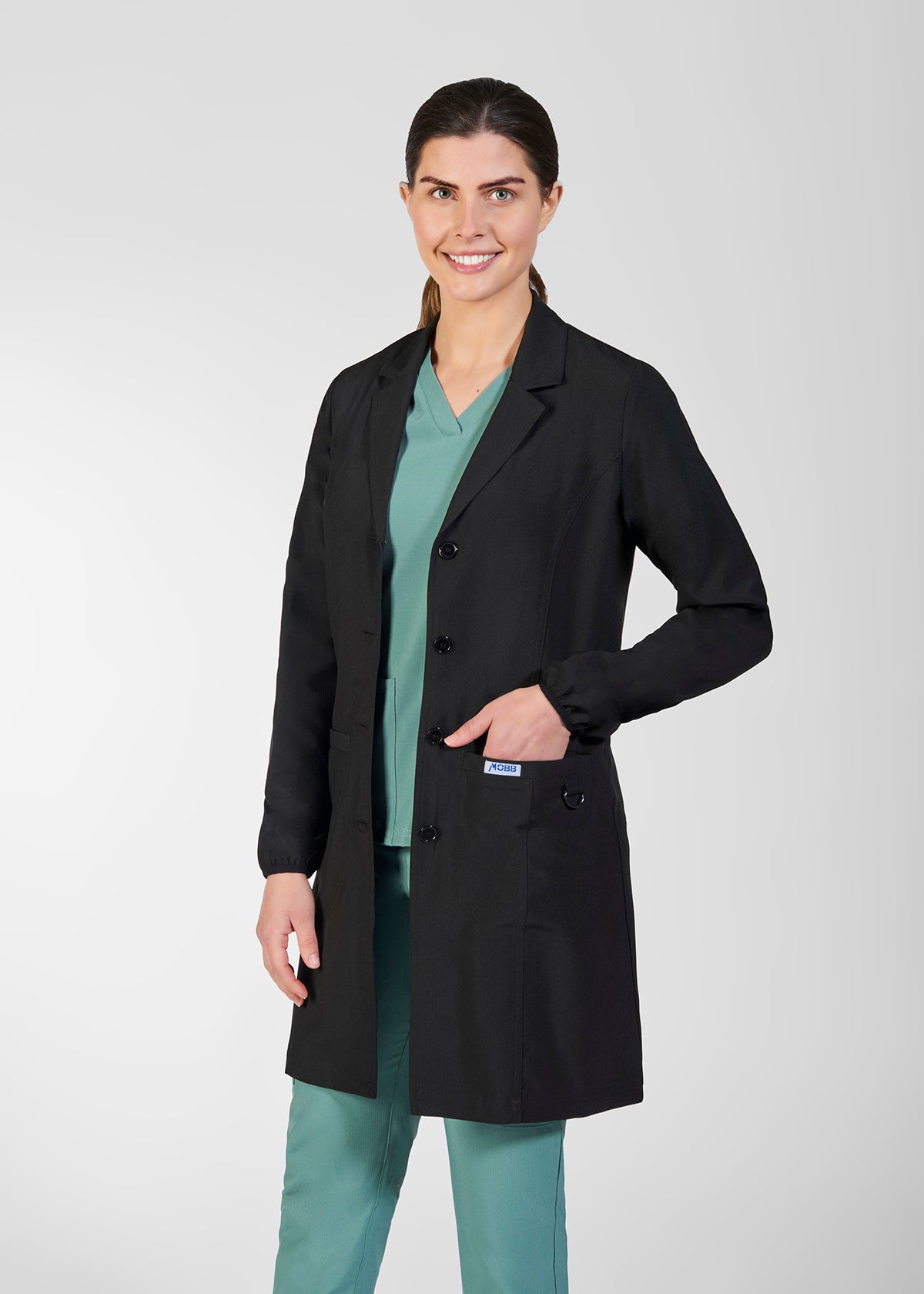 L1010 The Marie Fitted Lab Coat